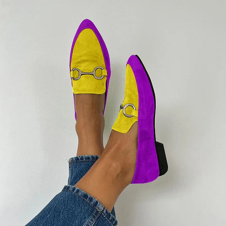 COLORBLOCK LOAFERS