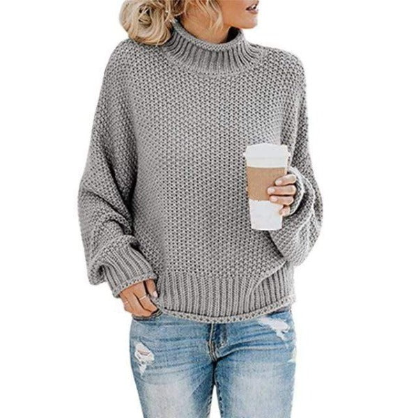 FAELYSANDRA – LOOSE KNIT PULLOVER SWEATER