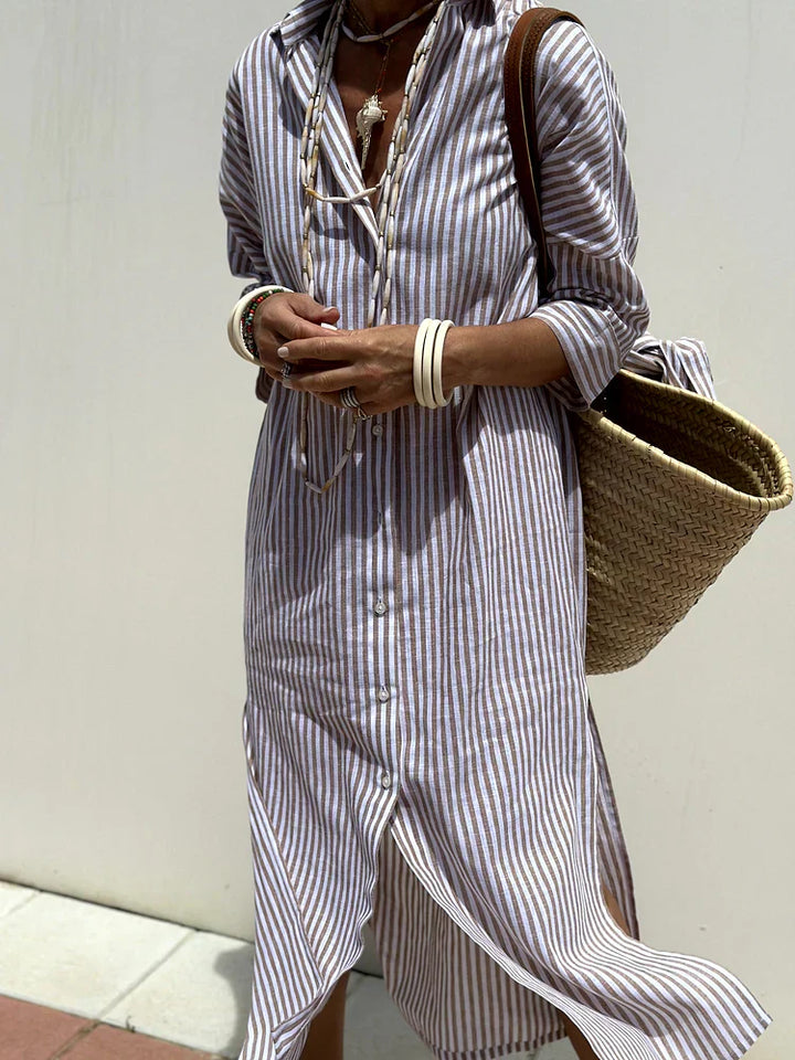 INES – ELEGANT STRIPED SHIRT
