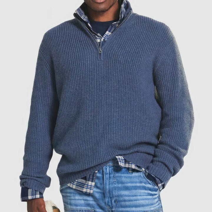 Arlen | Knitted Zip Sweater for Men