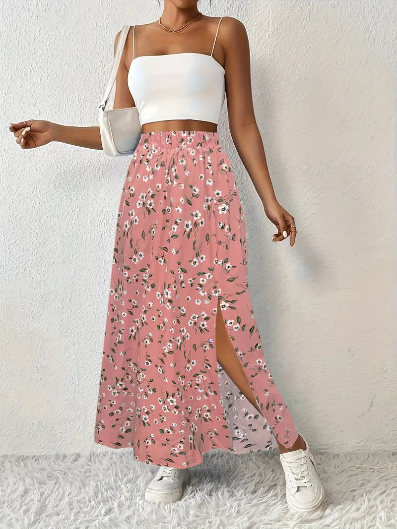 SOLYNNE – FLORAL PRINT MAXI ROCK