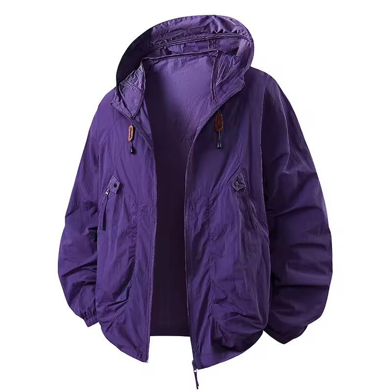 Dylan - Outdoor Waterproof Windbreaker Jacket with Adjustable Hood