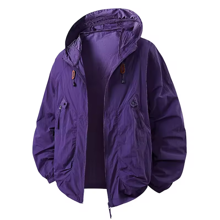 Dylan - Outdoor Waterproof Windbreaker Jacket with Adjustable Hood