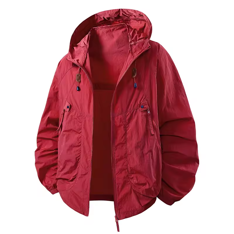 Dylan - Outdoor Waterproof Windbreaker Jacket with Adjustable Hood