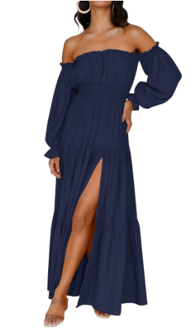 NORESSA – FLOWY TIERED MAXI DRESS