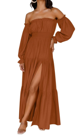 NORESSA – FLOWY TIERED MAXI DRESS
