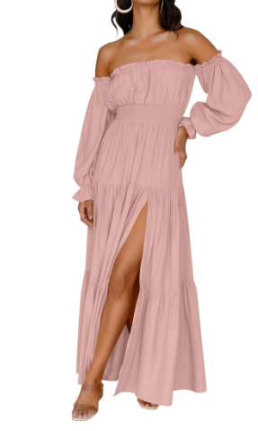 NORESSA – FLOWY TIERED MAXI DRESS