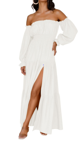 NORESSA – FLOWY TIERED MAXI DRESS