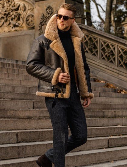 AIDEN – CLASSIC SHEARLING LEATHER JACKET
