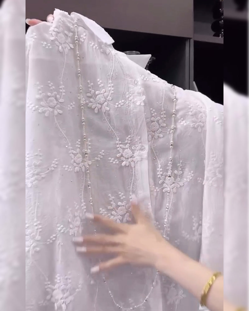 THERYSSAE – SHIRT WITH DROPPED SHOULDERS