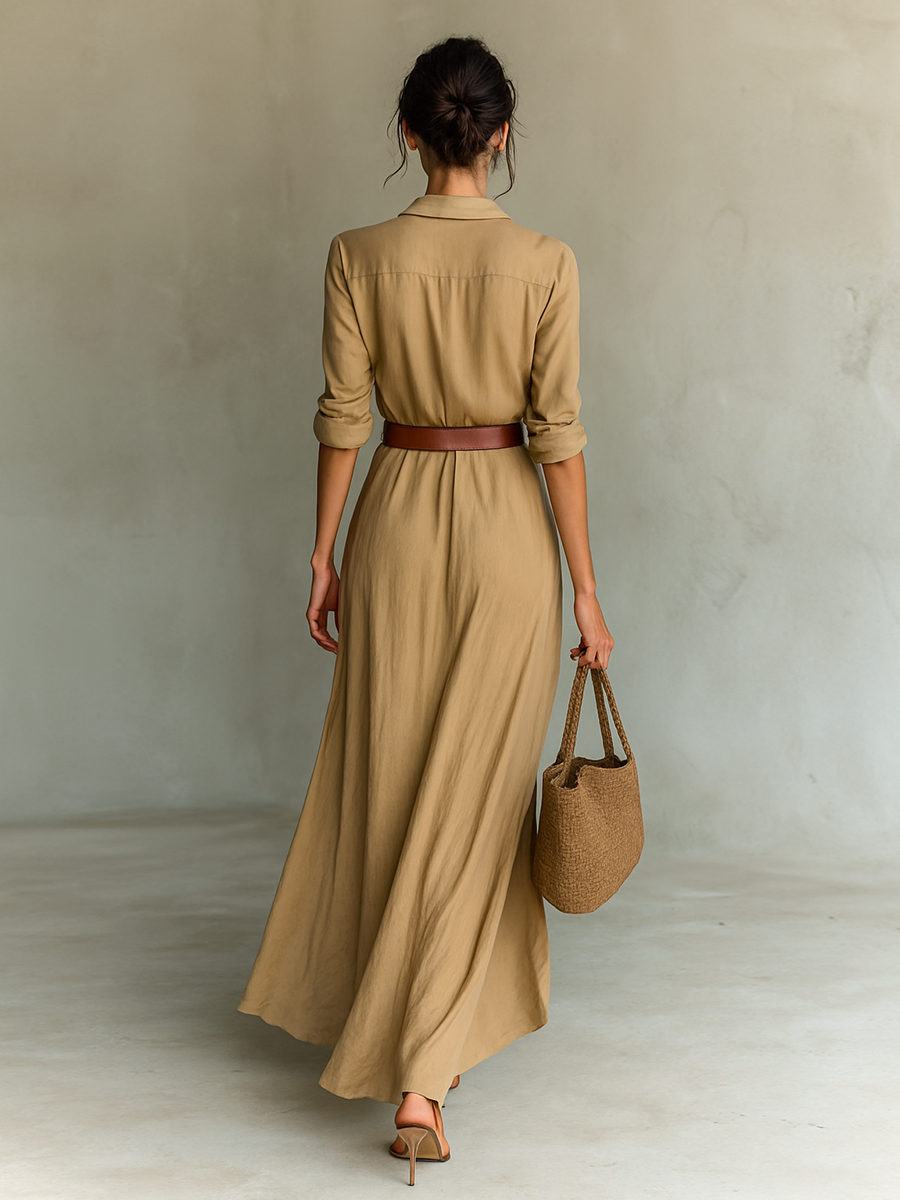 EMORIENNE – THE SILKEN CHARM MAXI DRESS