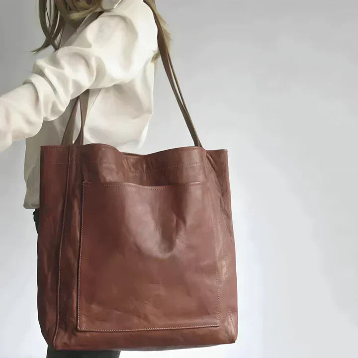 Ella - Classic Leather Tote