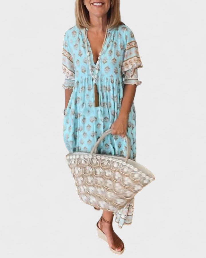 Lani - Boho Button Dress