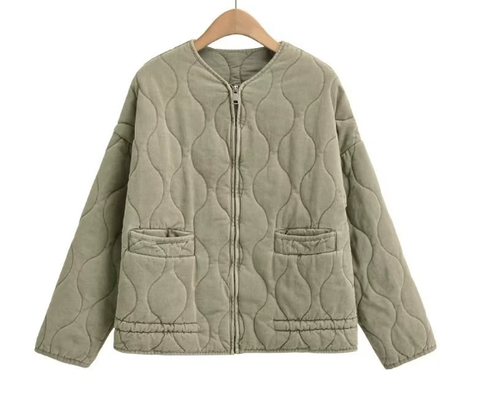ISOLDE – VINTAGE COTTON QUILTED JACKET