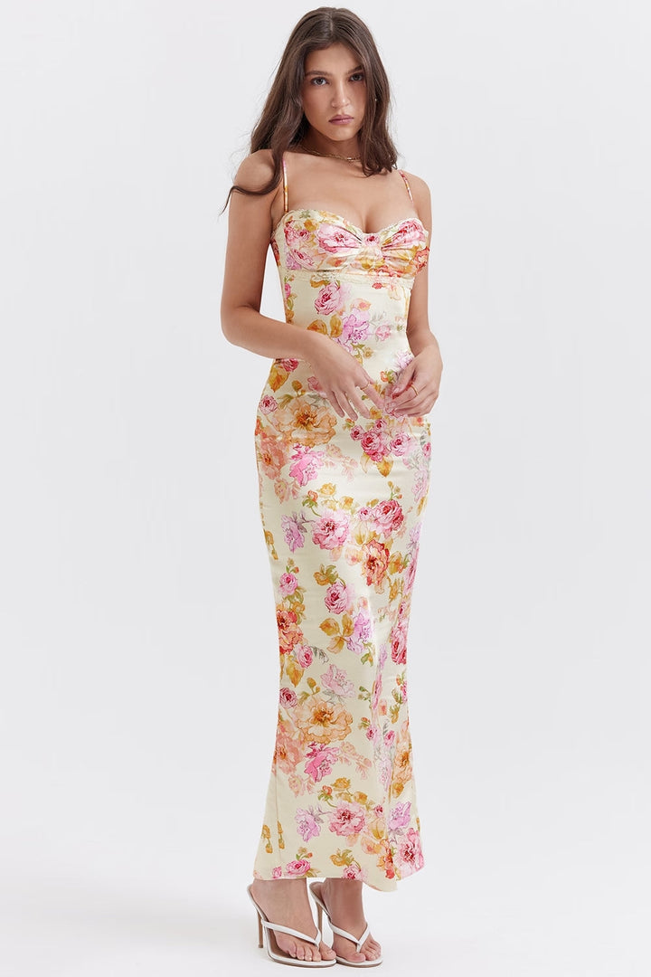 NAYELLI – ROMANTIC SPRING FLORAL DRESS