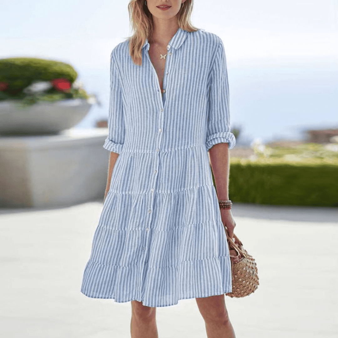 SAEVYN – BREEZY STRIPES DRESS