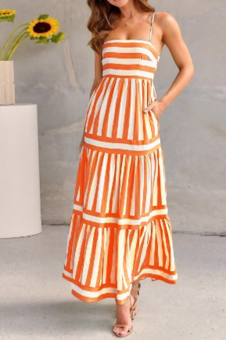 AINSLEY – SUMMER STRAPPY MAXI DRESS