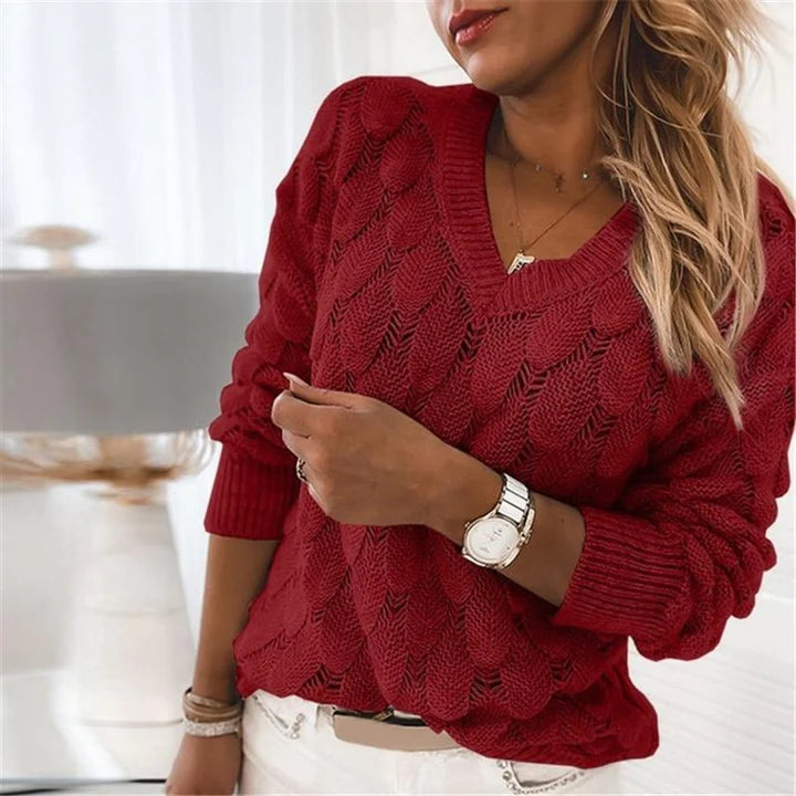 NOEMIER – V-NECK PULLOVER