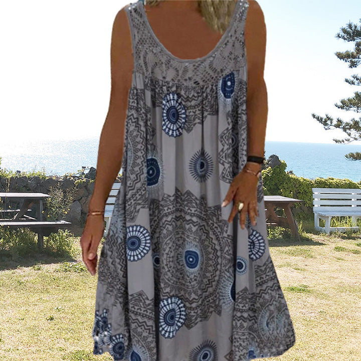 ZIRELLIA – SUMMER O-NECK DRESS