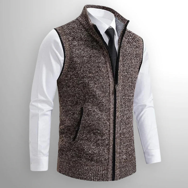 WILLIAM – HARRISON FULL-ZIP SWEATER VEST
