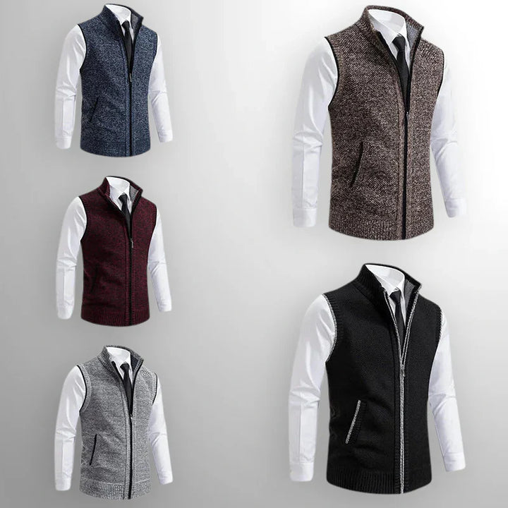 WILLIAM – HARRISON FULL-ZIP SWEATER VEST