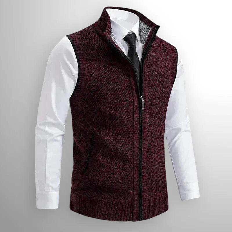 WILLIAM – HARRISON FULL-ZIP SWEATER VEST